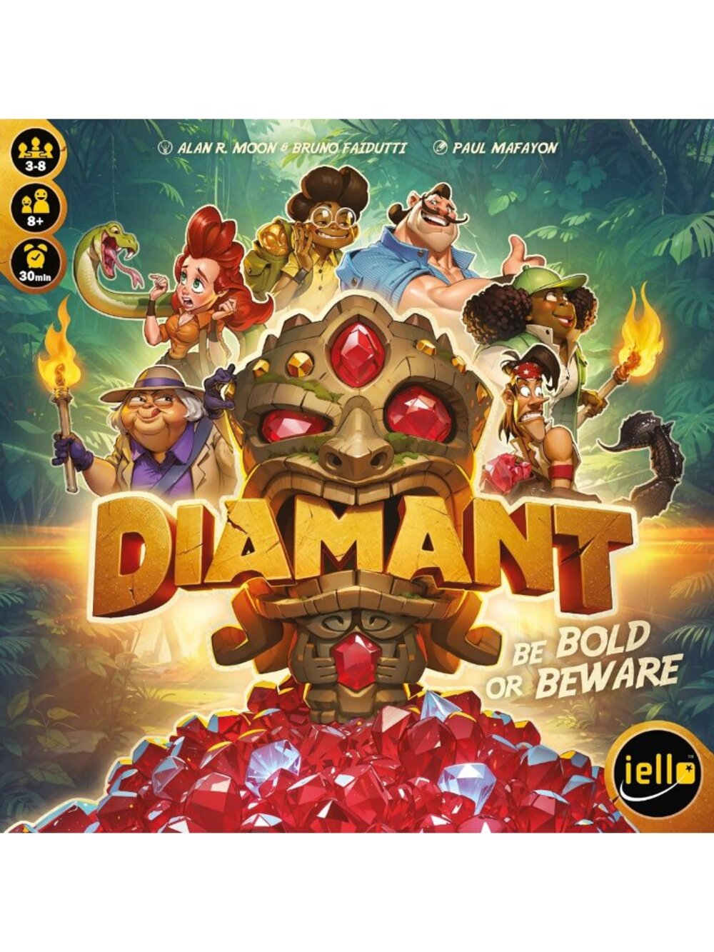 Diamant Board Game - 2024 Edition, Family Fun, Strategy Game, Adventure Play